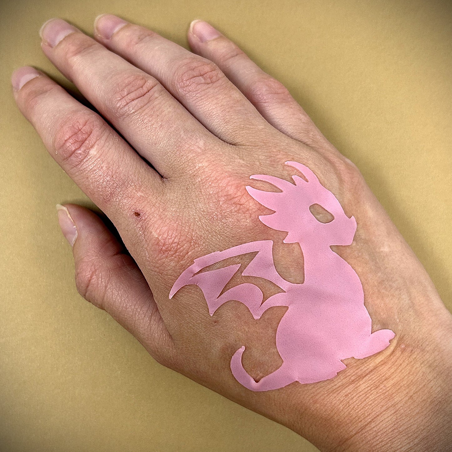 Tanning Sticker Baby Dragon Cutout