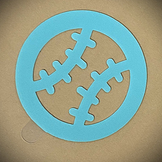 Tanning Sticker Baseball Cutout