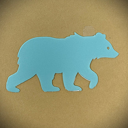 Tanning Sticker Bear Cutout