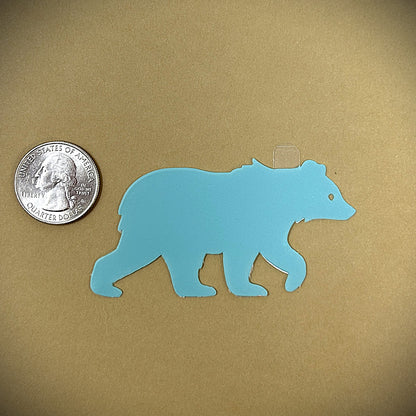 Tanning Sticker Bear Cutout