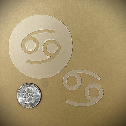 Tanning Sticker Cancer Cutout