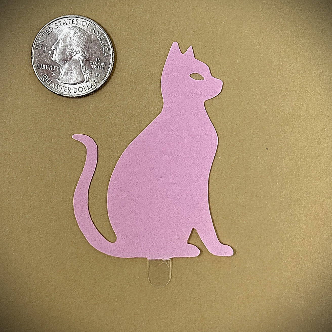Tanning Sticker Cat Cutout