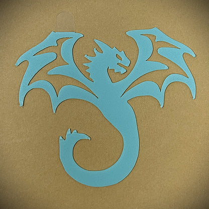 Tanning Sticker Dragon Cutout