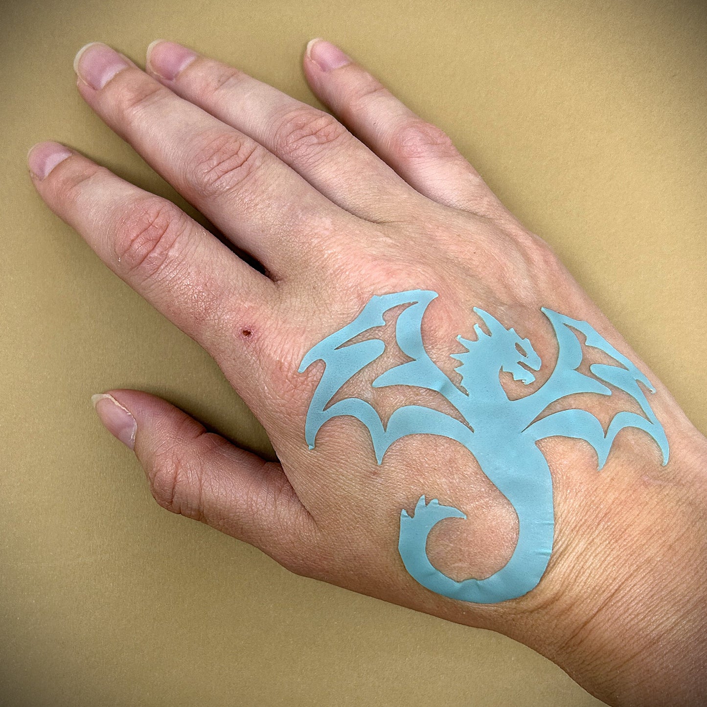 Tanning Sticker Dragon Cutout