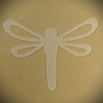 Tanning Sticker Dragonfly Cutout