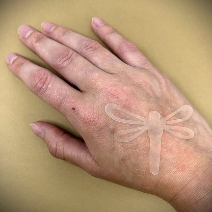 Tanning Sticker Dragonfly Cutout