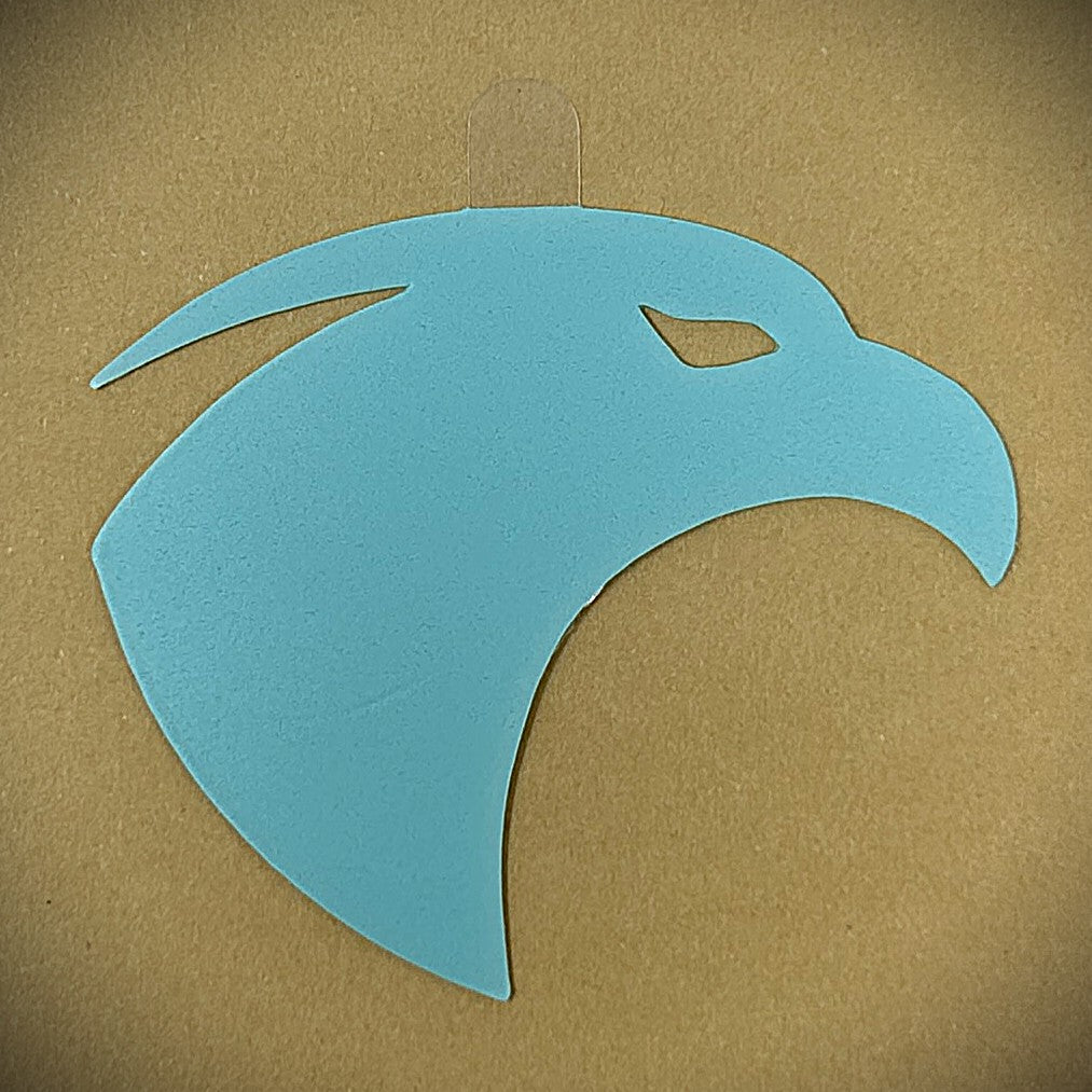Tanning Sticker Falcon Head Cutout