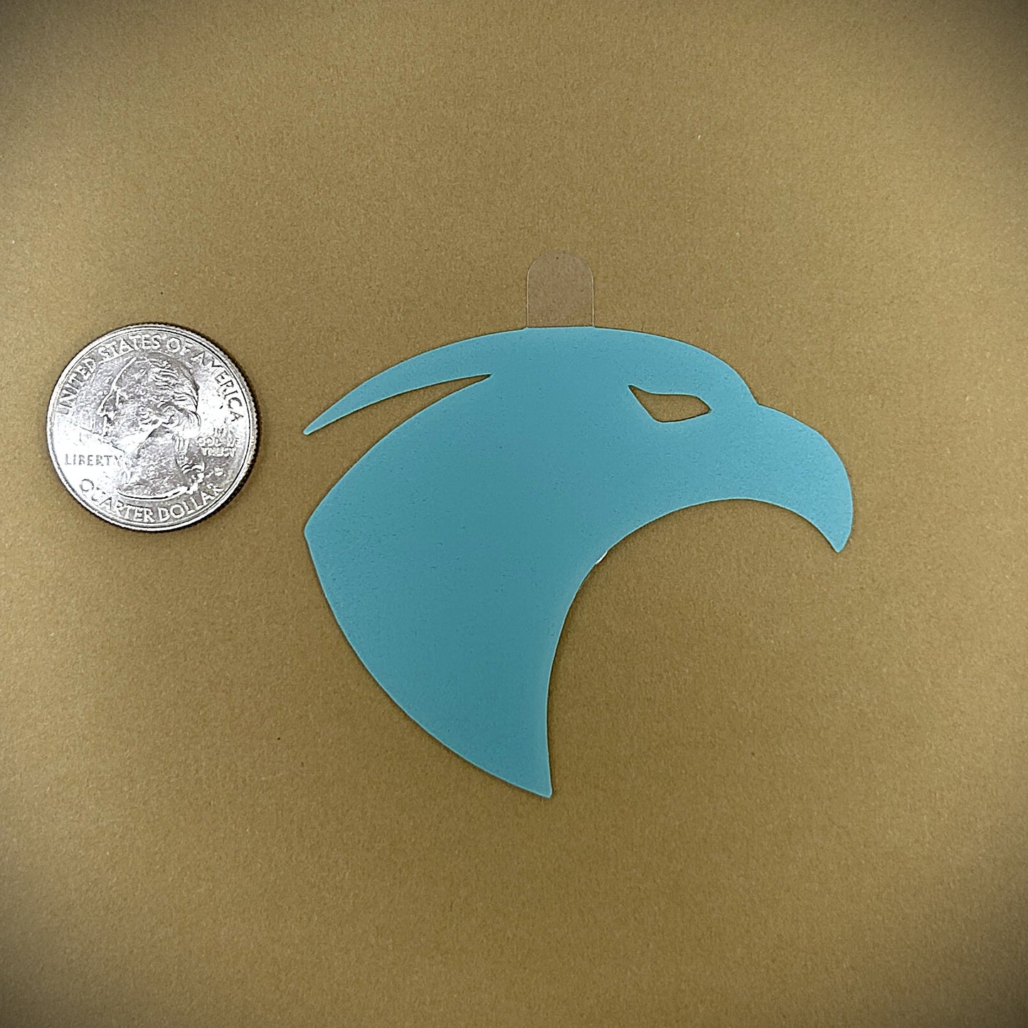 Tanning Sticker Falcon Head Cutout