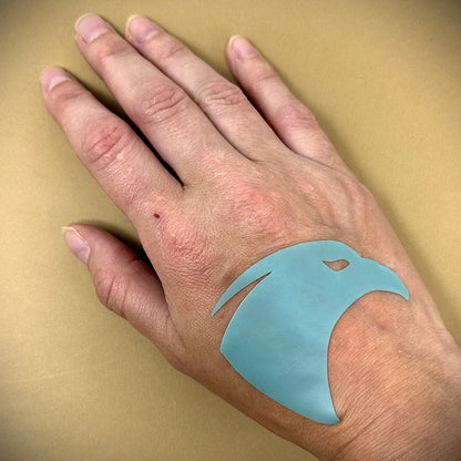 Tanning Sticker Falcon Head Cutout