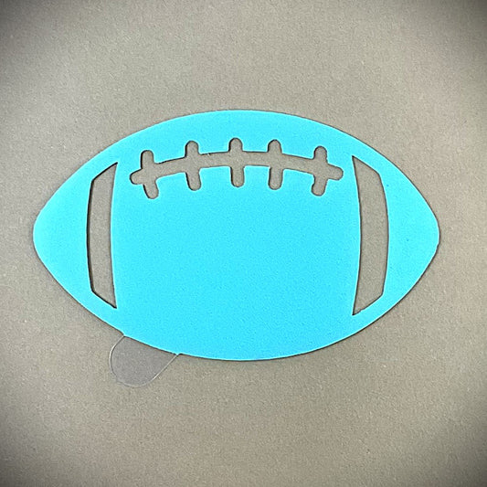 Tanning Sticker Football Cutout