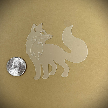 Tanning Sticker Fox Cutout