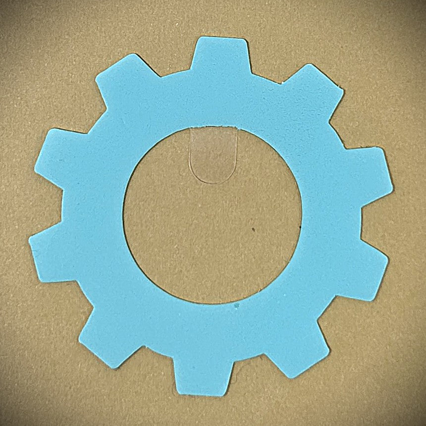 Tanning Sticker Gear Cutout