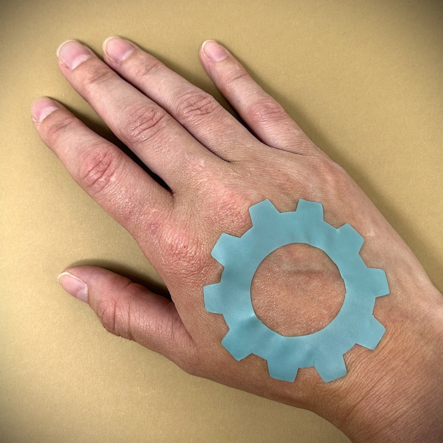 Tanning Sticker Gear Cutout