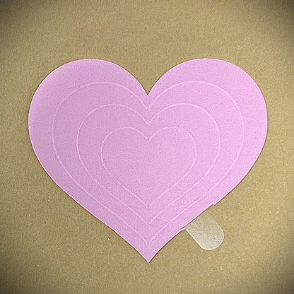 Tanning Sticker Heart Cutout