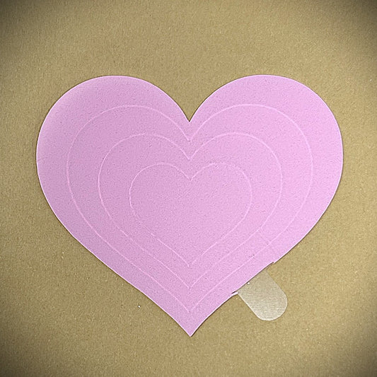 Tanning Sticker Heart Cutout