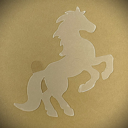 Tanning Sticker Horse Cutout