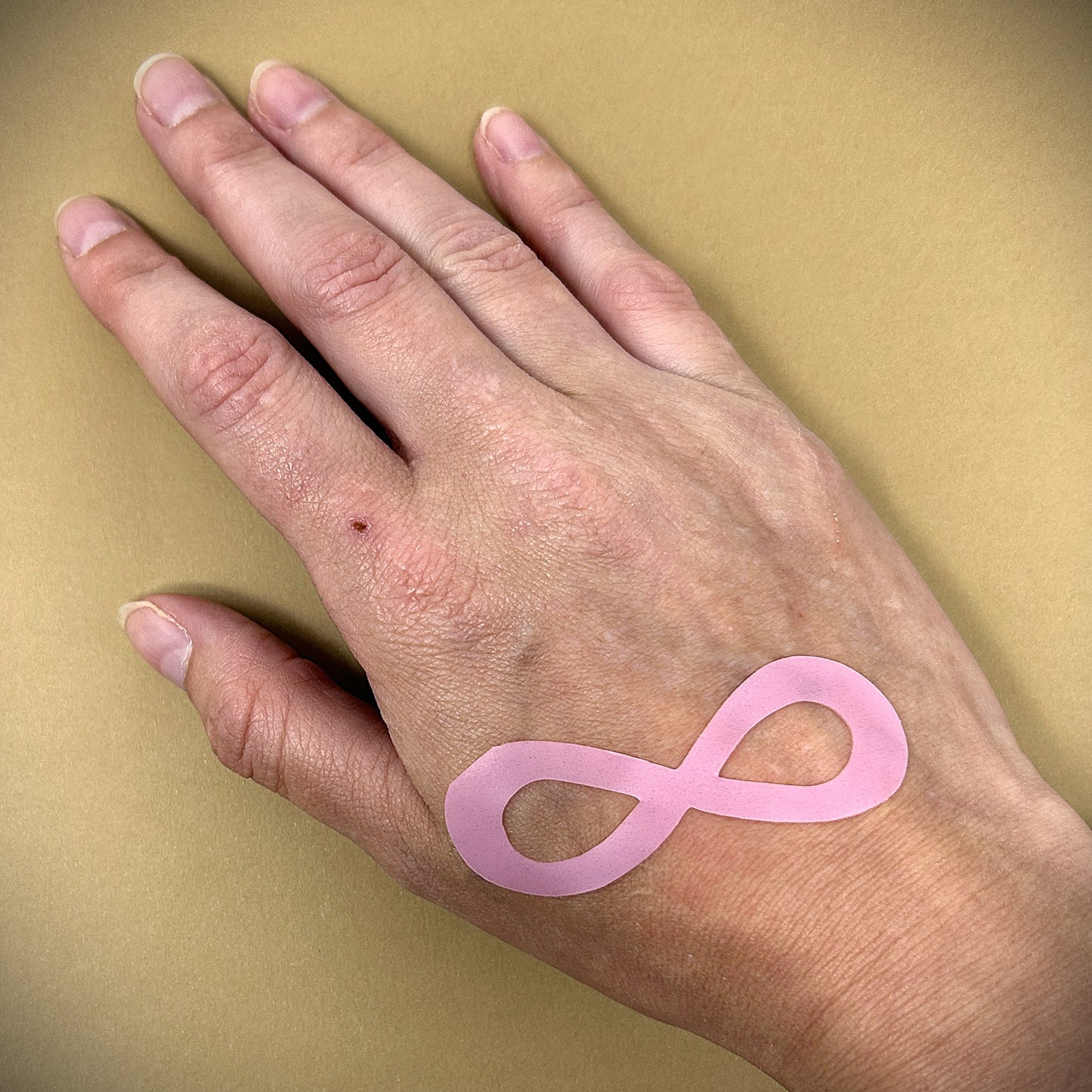 Tanning Sticker Infinity Sign Cutout