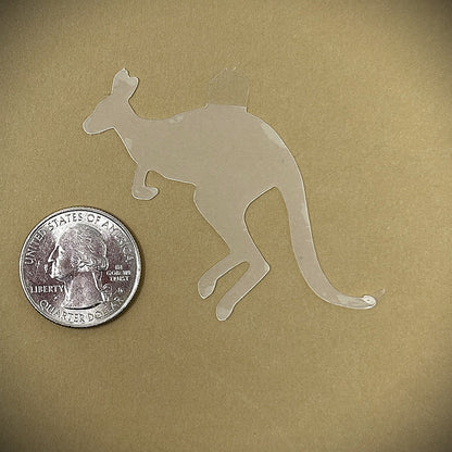 Tanning Sticker Kangaroo Cutout