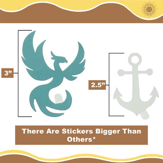 Tanning Sticker Light Bringer Set | Version One 20 Unique Pieces