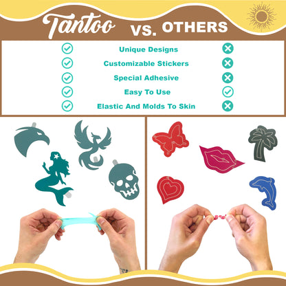 Tanning Sticker Light Bringer Set | Version One 20 Unique Pieces