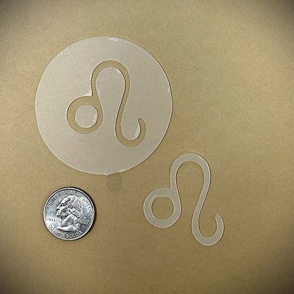 Tanning Sticker Leo Cutout