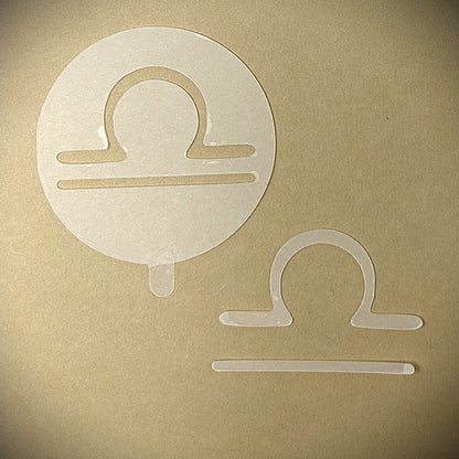 Tanning Sticker Libra Cutout
