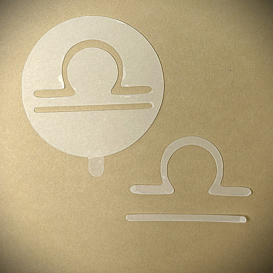 Tanning Sticker Libra Cutout