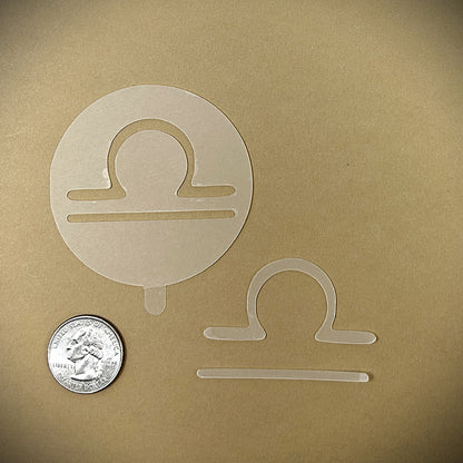 Tanning Sticker Libra Cutout