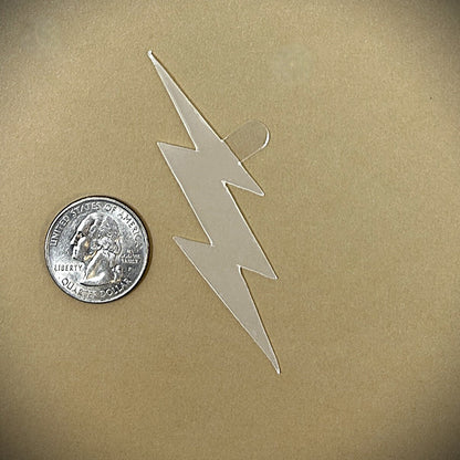 Tanning Sticker Lightning Bolt Cutout