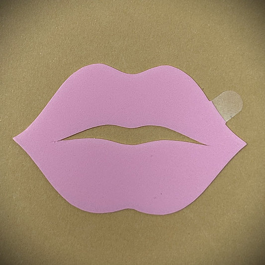 Tanning Sticker Lips Cutout