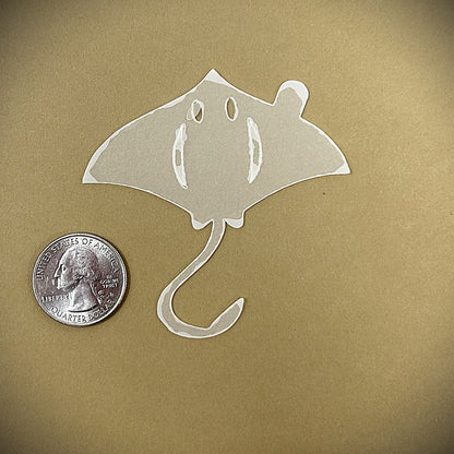 Tanning Sticker Manta Ray Cutout