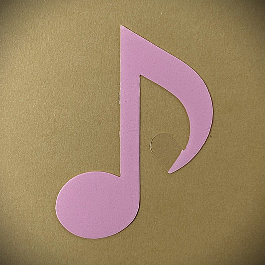 Tanning Sticker Music Note Cutout