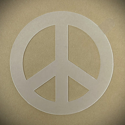 Tanning Sticker Peace Sign Cutout