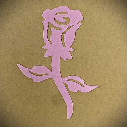 Tanning Sticker Rose Cutout