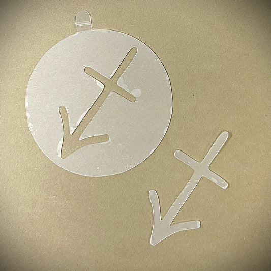 Tanning Sticker Sagittarius Cutout
