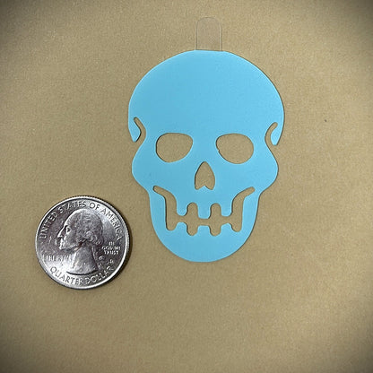 Tanning Sticker Skull Cutout
