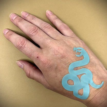 Tanning Sticker Snake Cutout