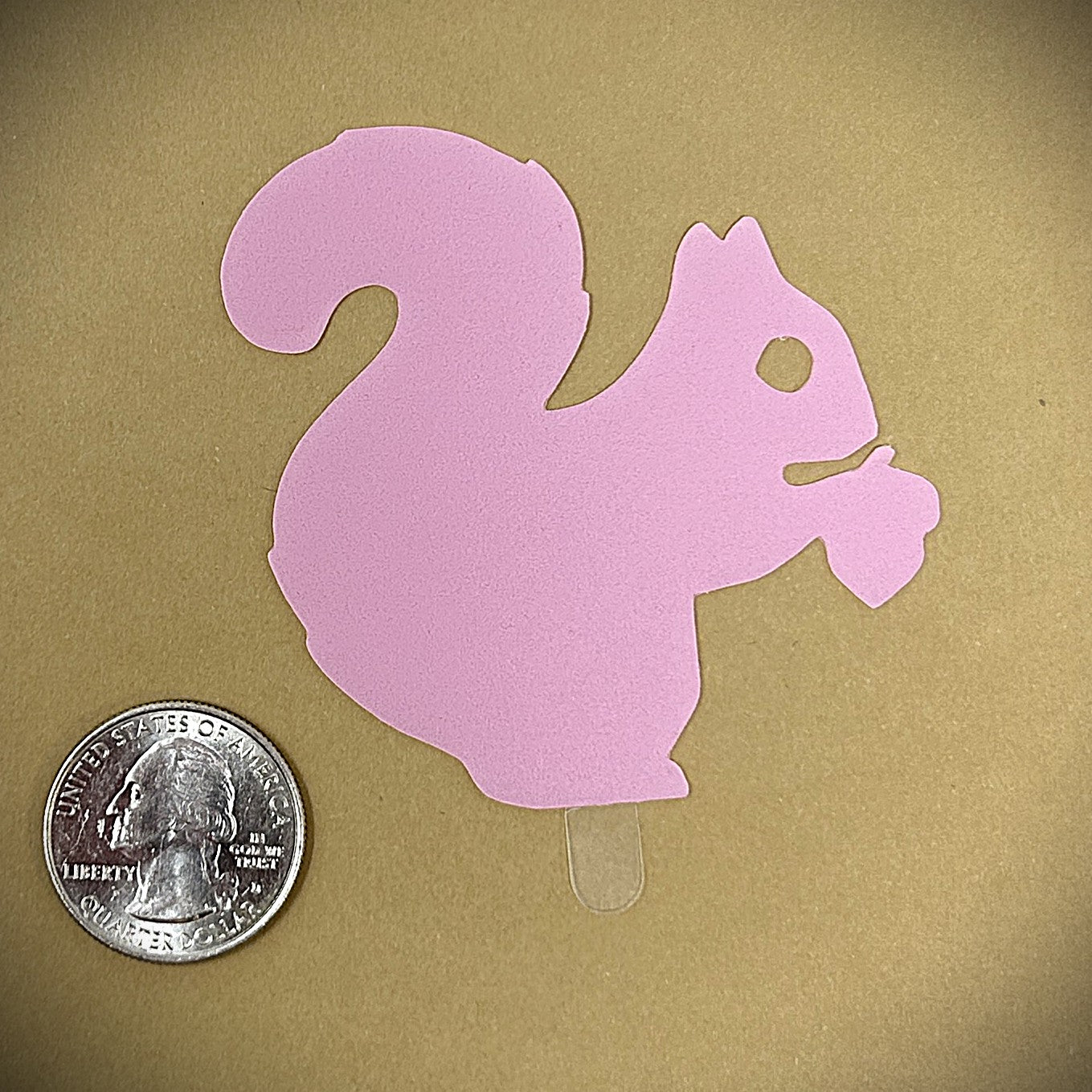 Tanning Sticker Squirrel Cutout