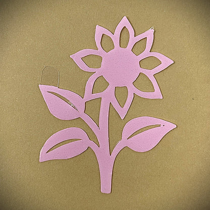 Tanning Sticker Sun Flower Cutout