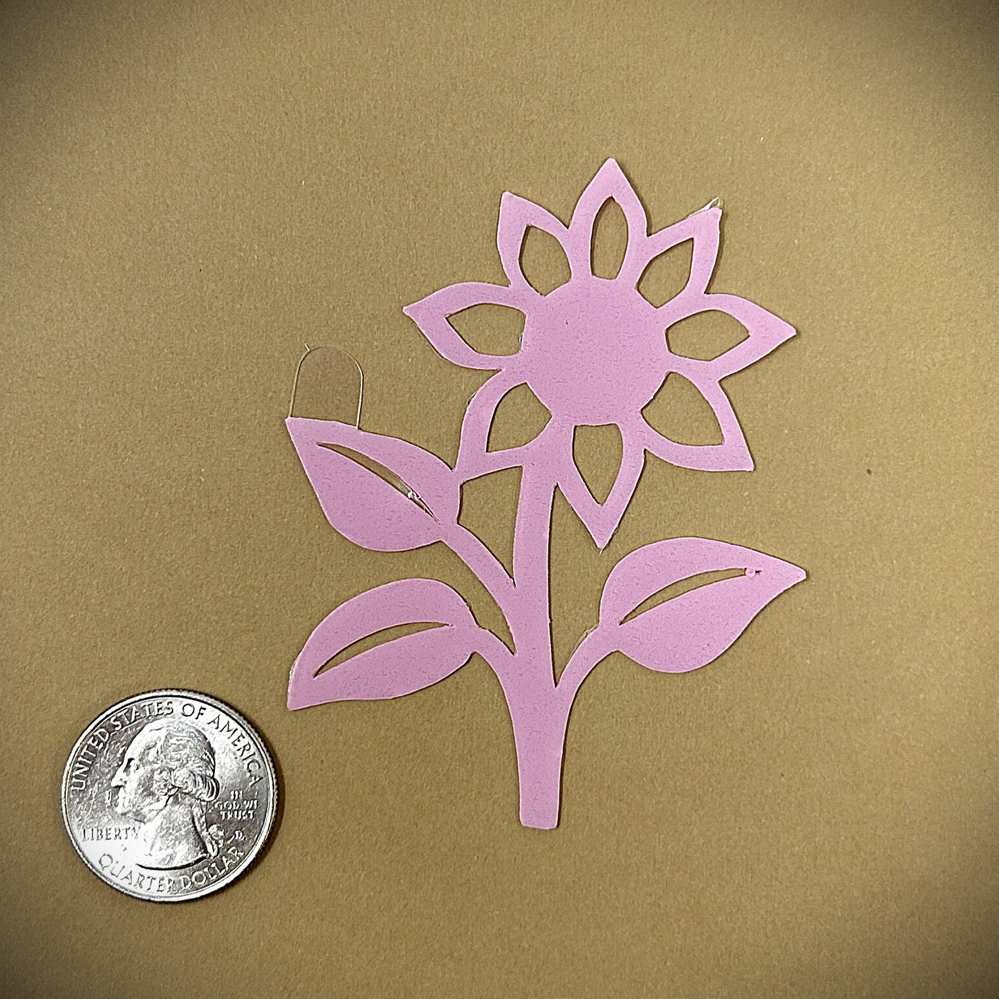 Tanning Sticker Sun Flower Cutout