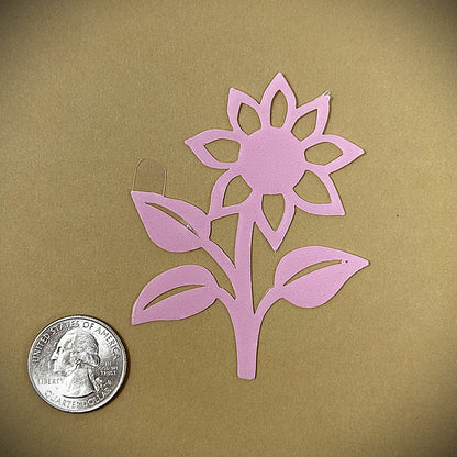 Tanning Sticker Sun Flower Cutout