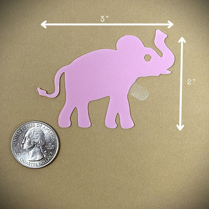 Tanning Sticker Baby Elephant Cutout