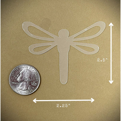 Tanning Sticker Dragonfly Cutout