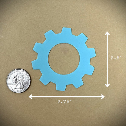 Tanning Sticker Gear Cutout