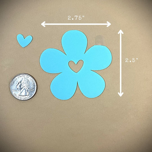 Tanning Sticker Flower With Heart