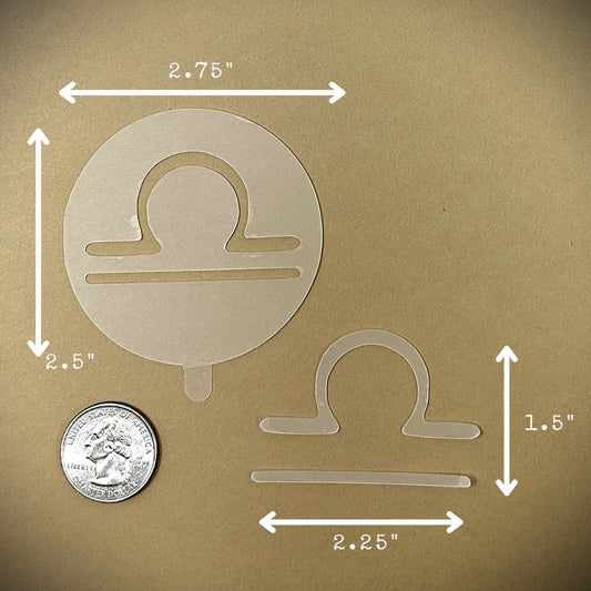 Tanning Sticker Libra Cutout