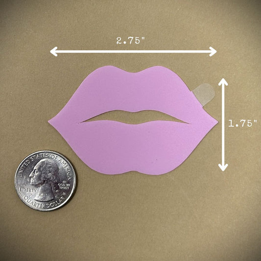 Tanning Sticker Lips Cutout
