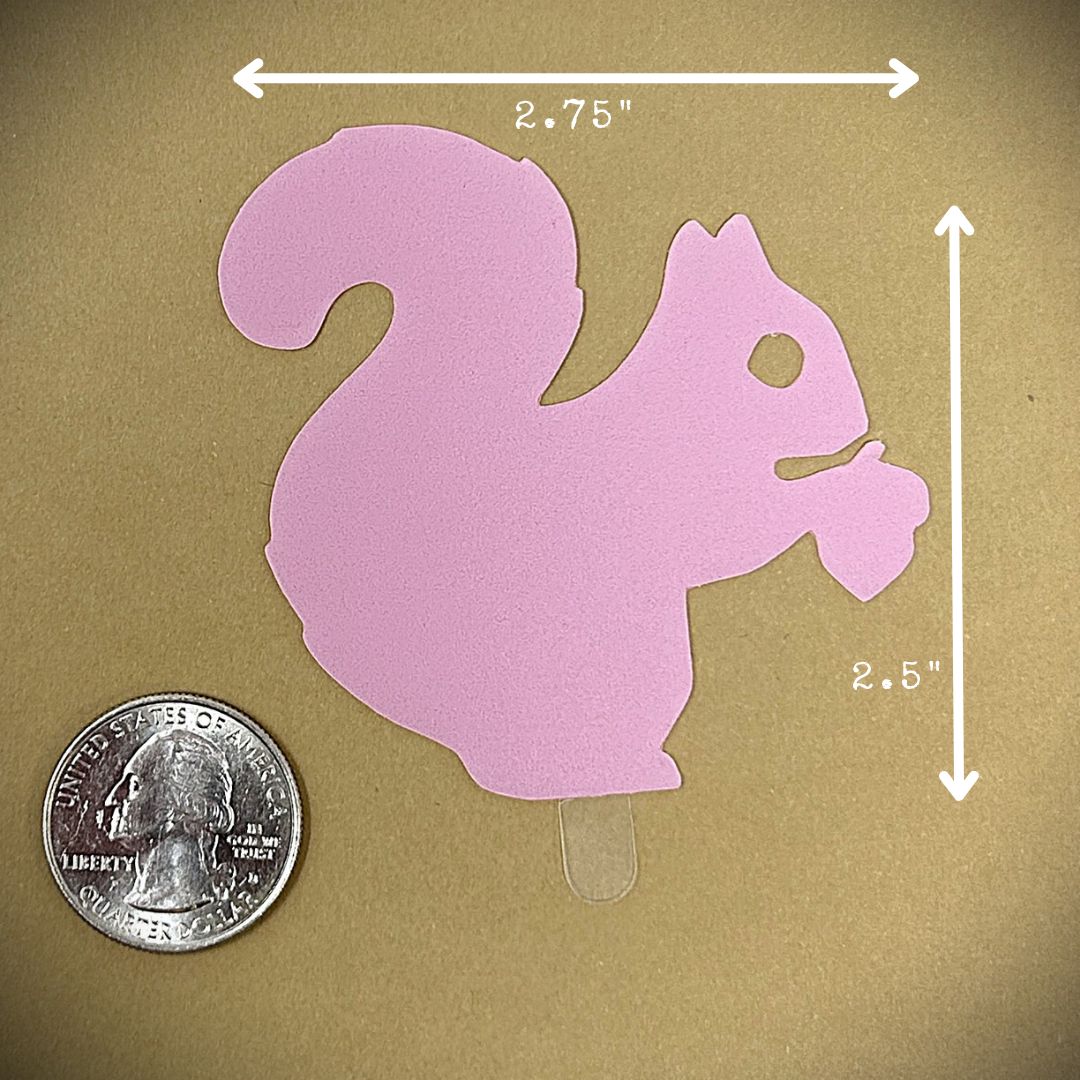 Tanning Sticker Squirrel Cutout
