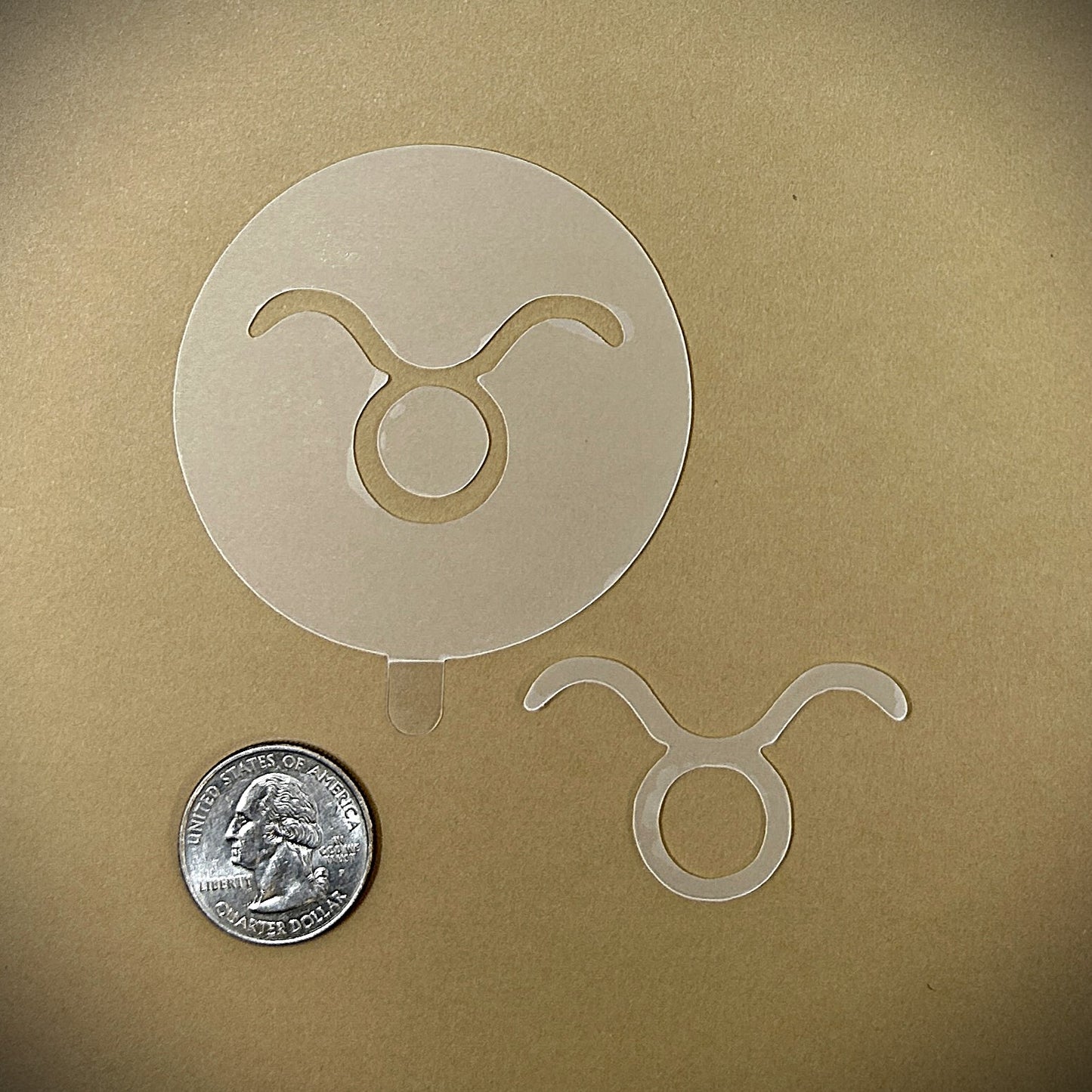 Tanning Sticker Taurus Cutout