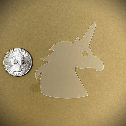 Tanning Sticker Unicorn Cutout